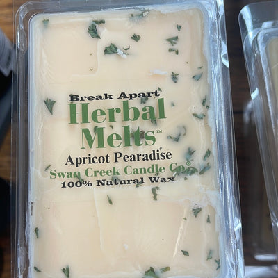 apricot pearadise, herbal melt