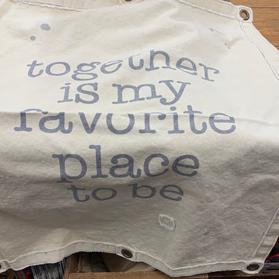 Well banner, together